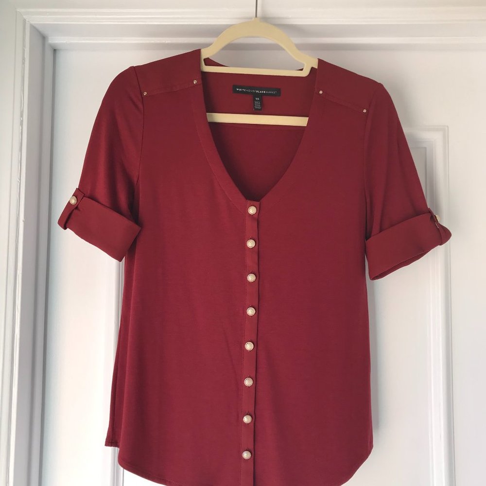 White House Black Market Blouse Size XS